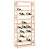 Wine Rack for 77 Bottles Pinewood