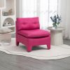 House hold deep seat no armrest accent single lazy chair ,Comfy Oversized Leisure Barrel Chairs for Living
