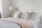 Luxurious Viscose from 100% Bamboo 5-Piece Sheet Set , Oeko-TEX Certified, Split King - Light Gray