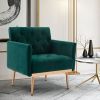 COOLMORE Accent Chair ,leisure single sofa with Rose Golden feet