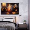 Drop-Shipping Framed Canvas Wall Art Decor Painting For Halloween, Jack-o-lanterns Painting For Halloween Gift, Decoration For Halloween Living Room,
