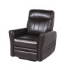 Sophisticated Contemporary Motion Upholstery - Top-Grain Leather, Power Leg Rest, Articulating Headrest - Channel-Back Design, Beveled Leg Rest - Comf