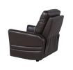 Sophisticated Contemporary Motion Upholstery - Top-Grain Leather, Power Leg Rest, Articulating Headrest - Channel-Back Design, Beveled Leg Rest - Comf