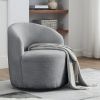 [Video] Welike Swivel barrel chair, living room swivel chair with round storage chair, 360 ° swivel club chair, nursery, bedroom, office, hotel with u