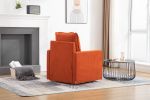 COOLMORE Swivel Barrel Chair, Comfy Round Accent Sofa Chair for Living Room, 360 Degree Swivel Barrel Club Chair, Leisure Arm Chair for Nursery, Hotel